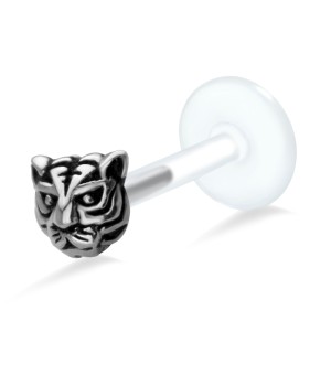 Tiger Face Shaped Labrets Push-in LA-1005